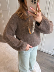 Trui Molly | Bruin