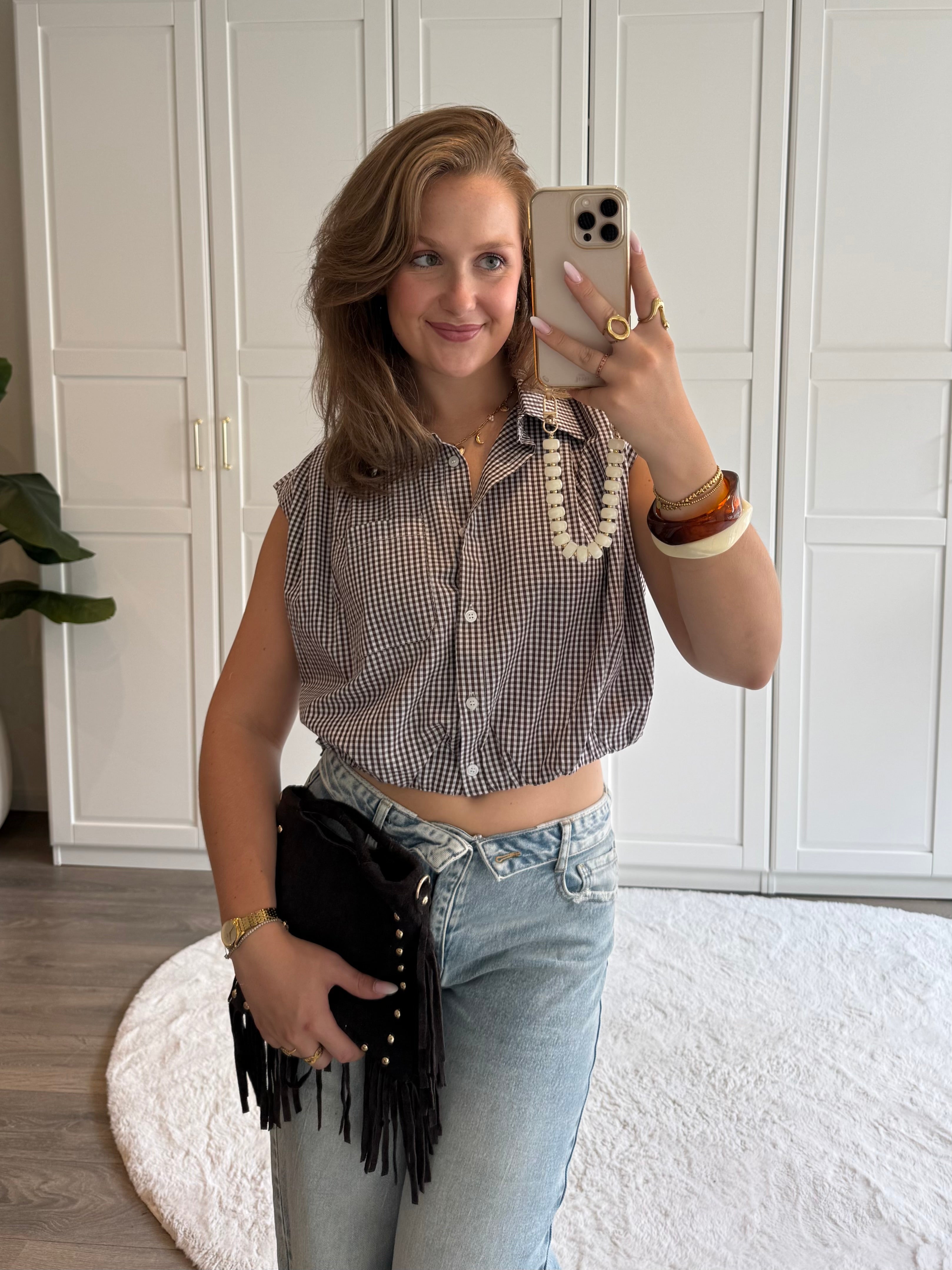 Blouse Amber | Bruin