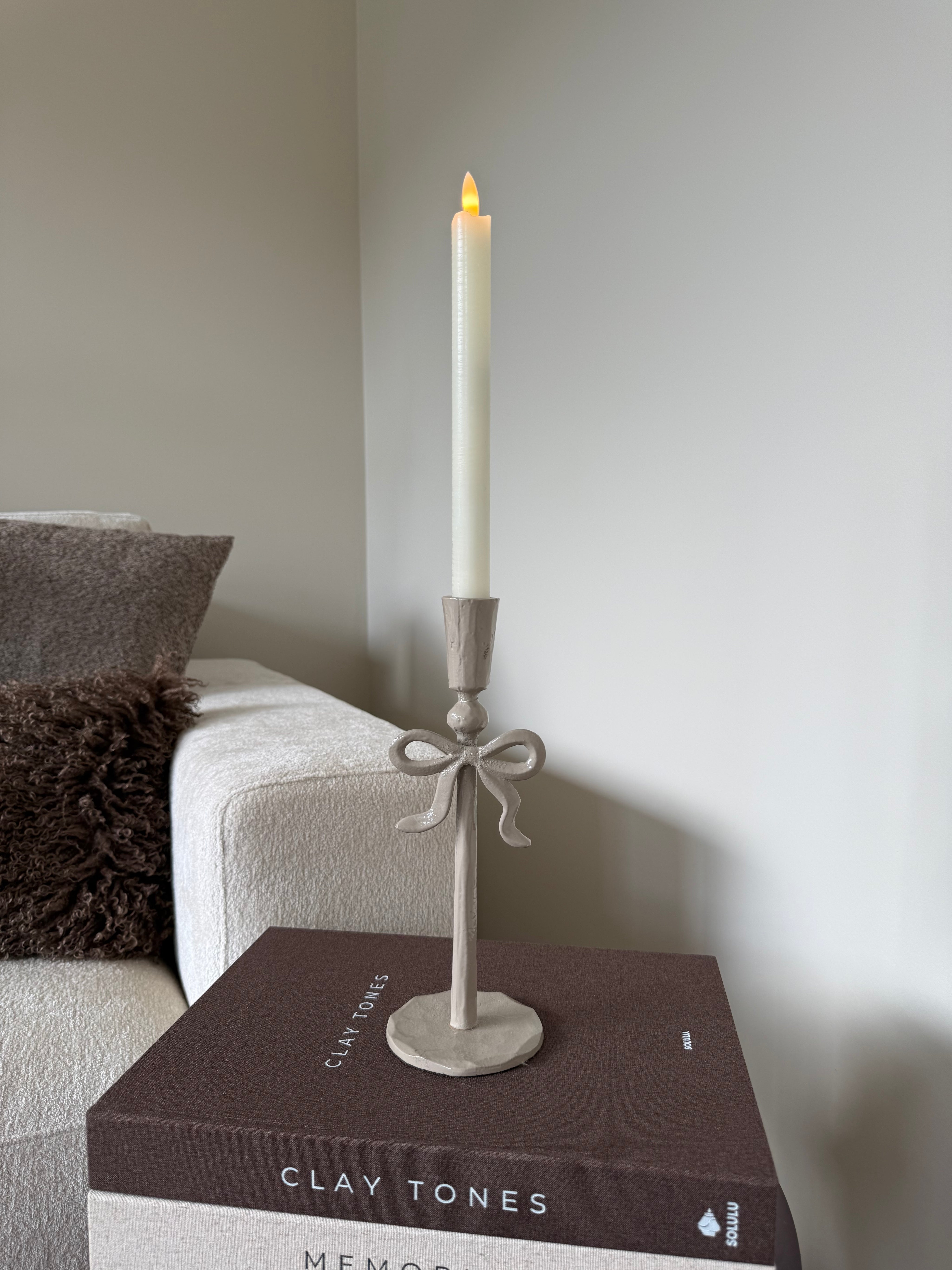 Kandelaar Bow Klein | Taupe