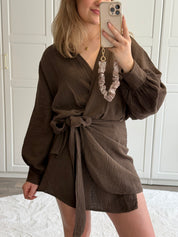 Jurk Sara | Bruin