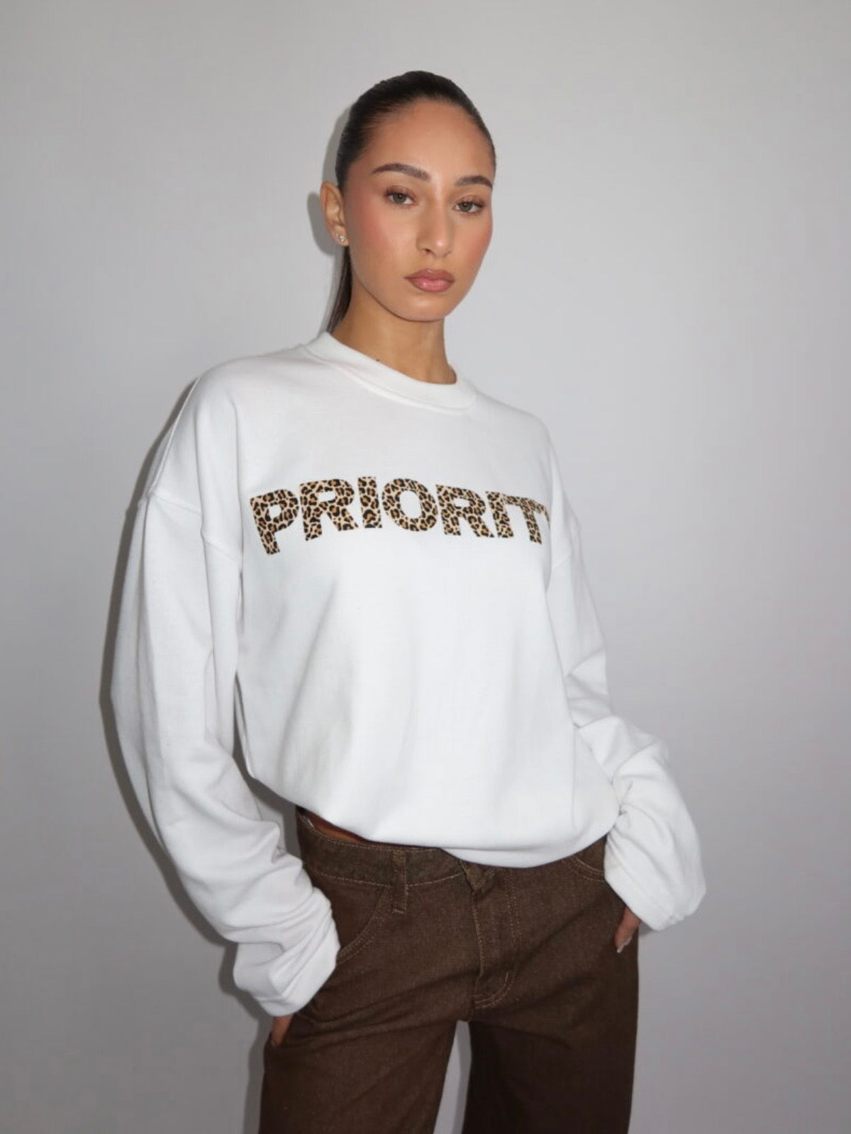 Priority Leopard Sweater | Wit