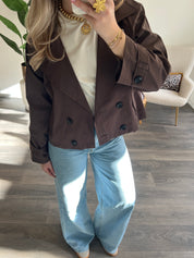 Trenchcoat Esmee | Choco