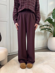 Pantalon Tess | Bordeaux
