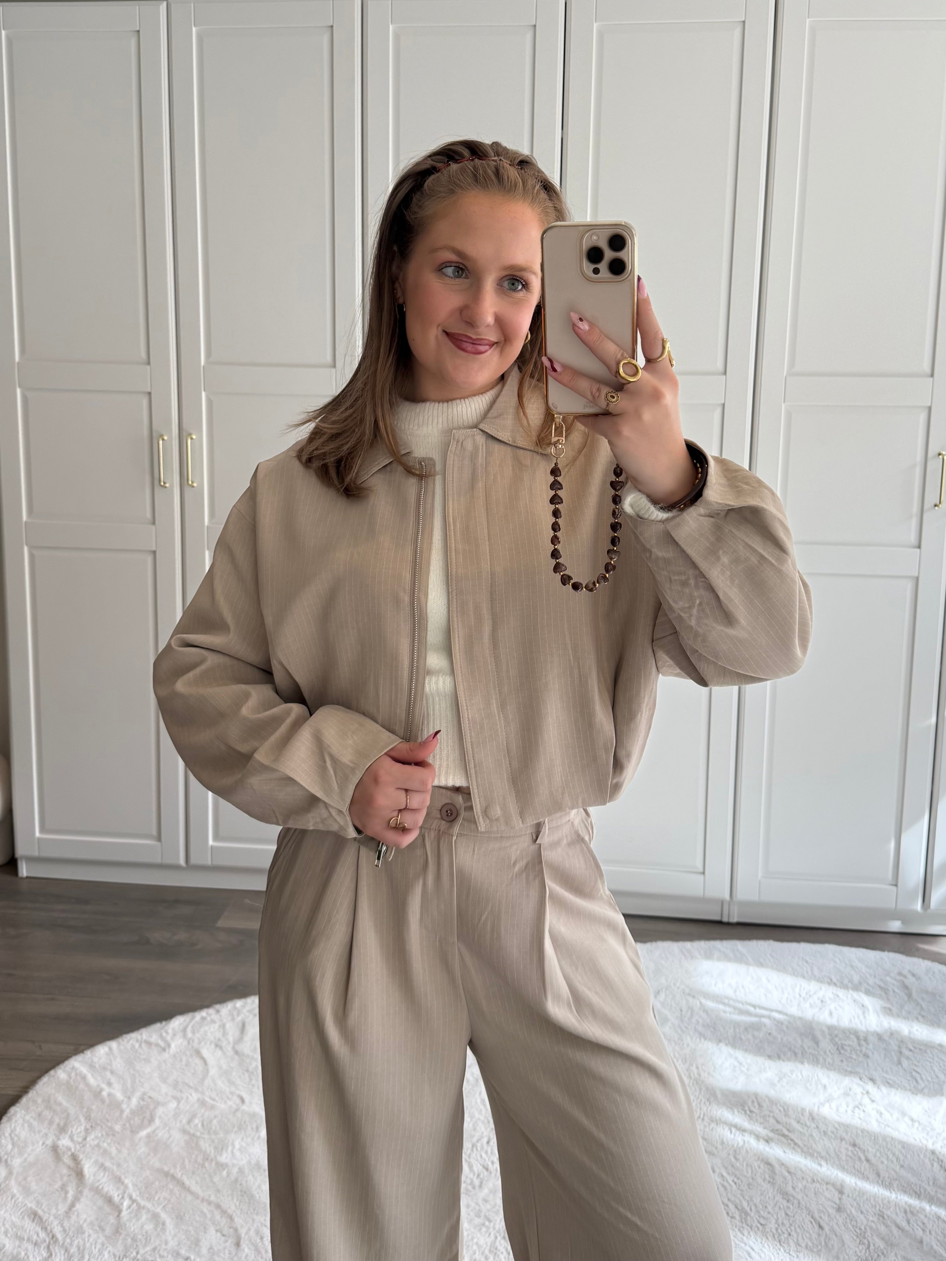 Jas Lisa Striped | Beige