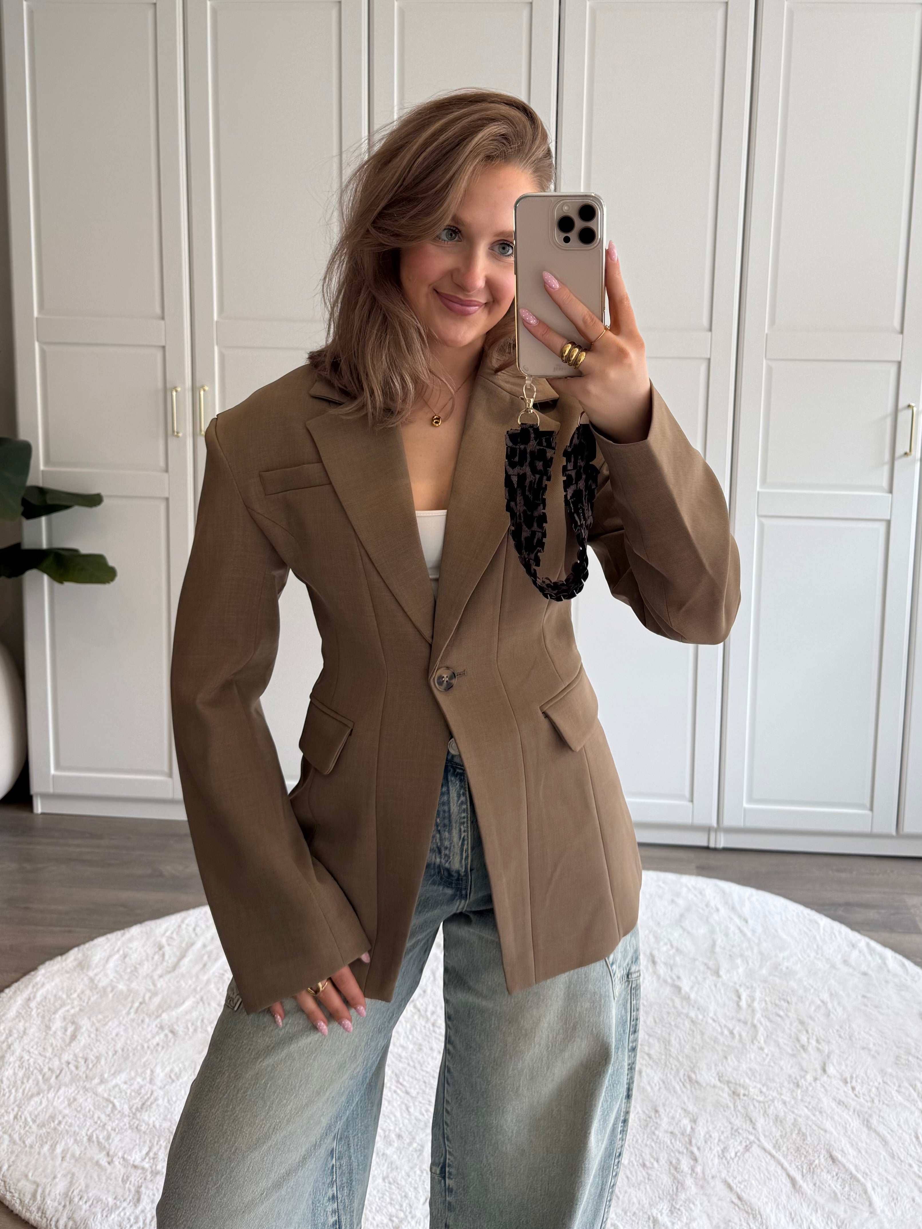 Tailored Blazer Tess | Camel