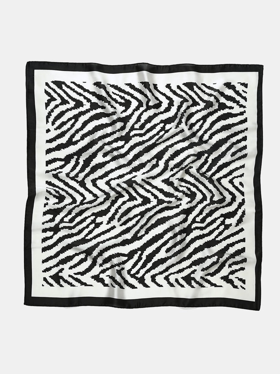 Sjaal Zebra | Zwart