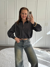 Blouse Isa | Zwart
