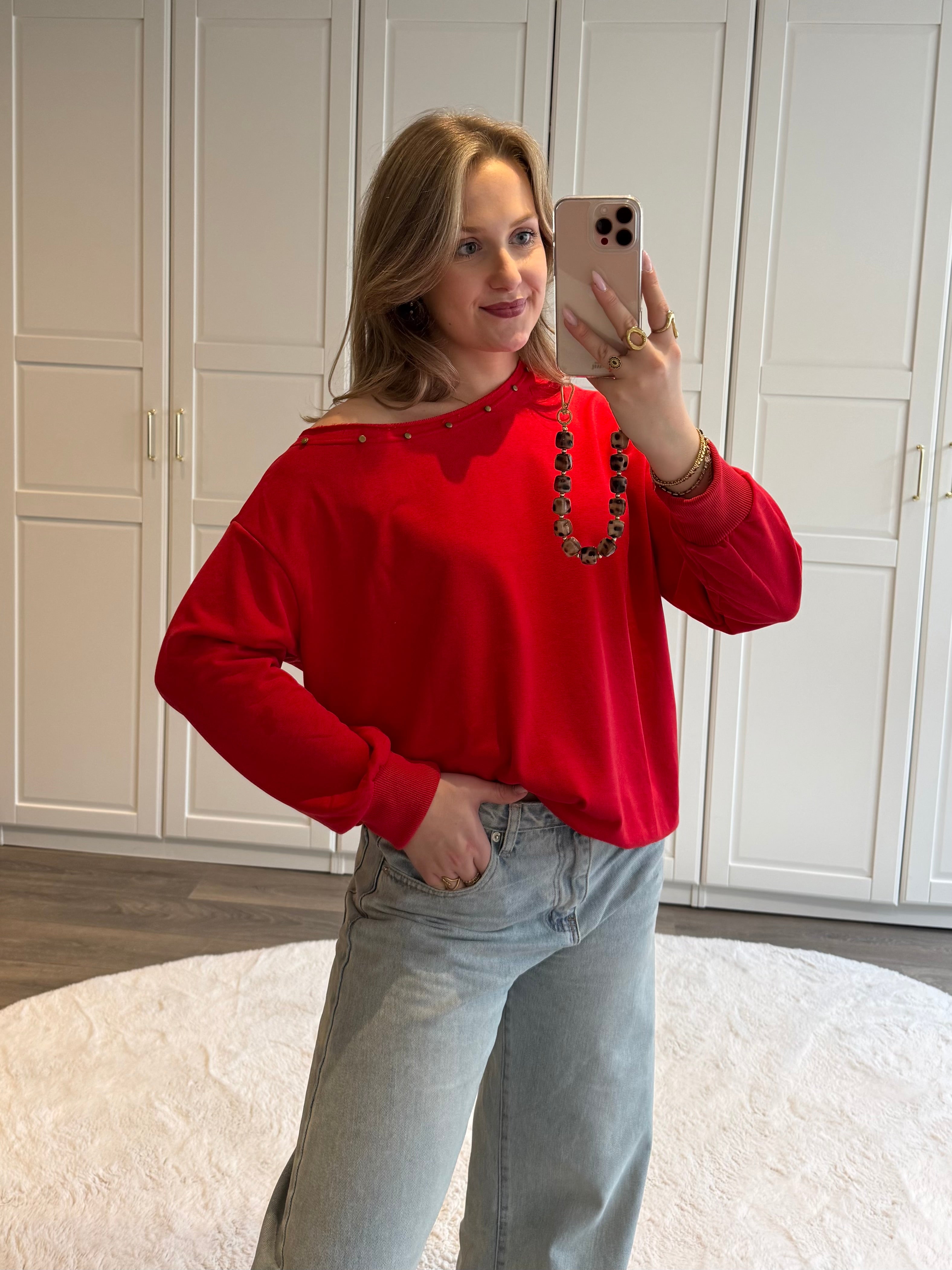 Sweater Dee | Rood