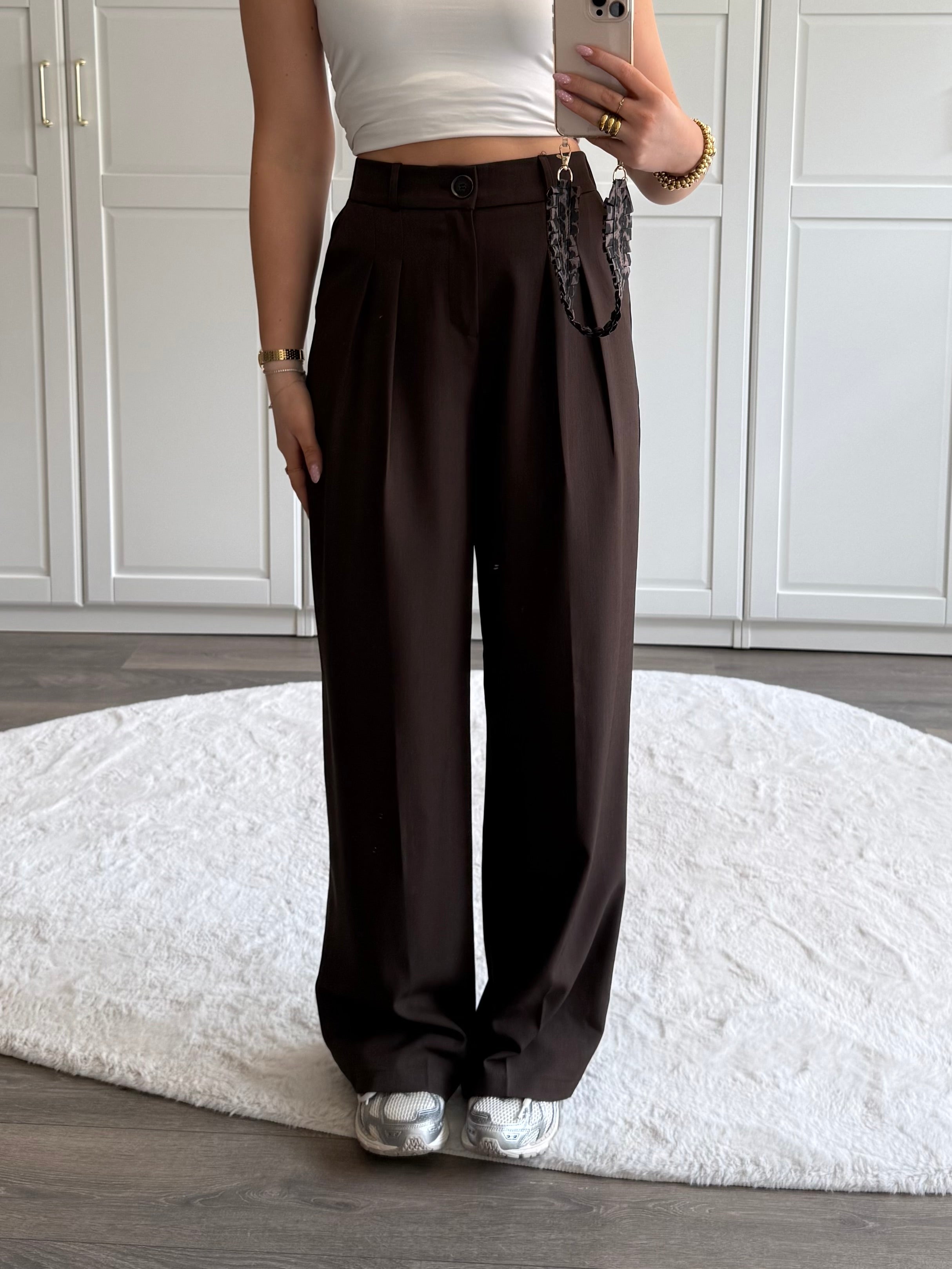 Pantalon Tess | Coffee | PRE-ORDER