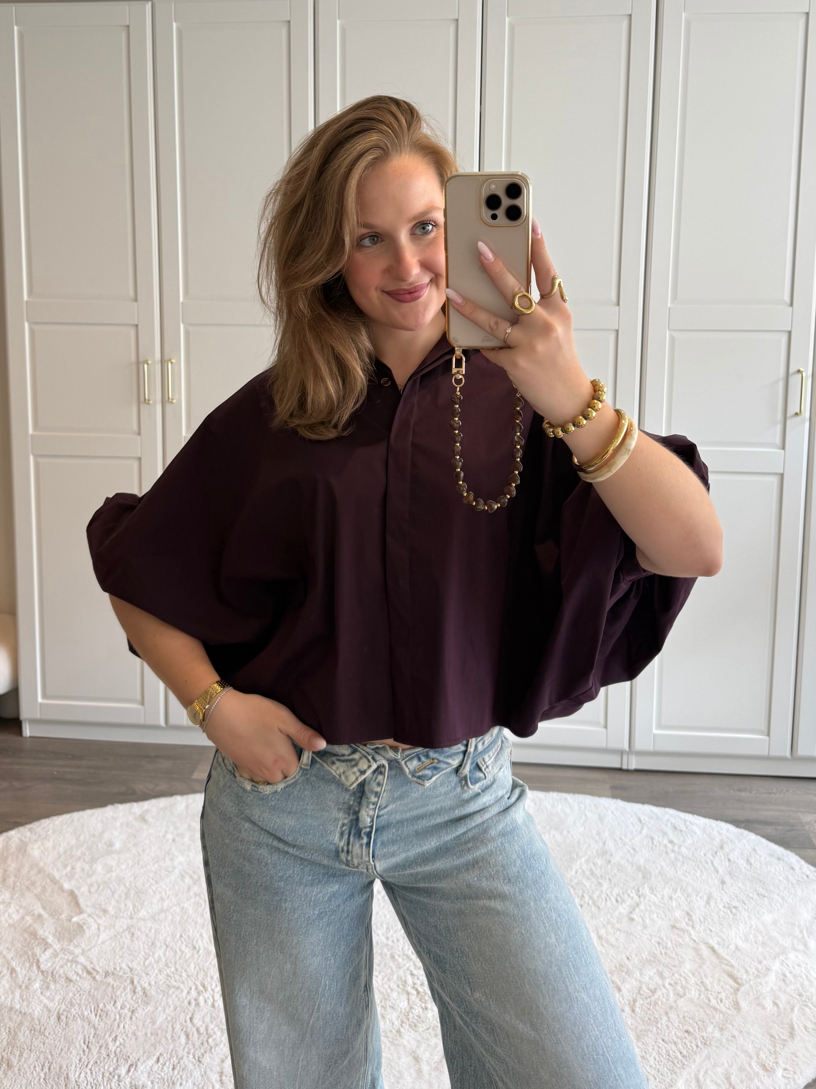 Blouse Demi | Bordeaux