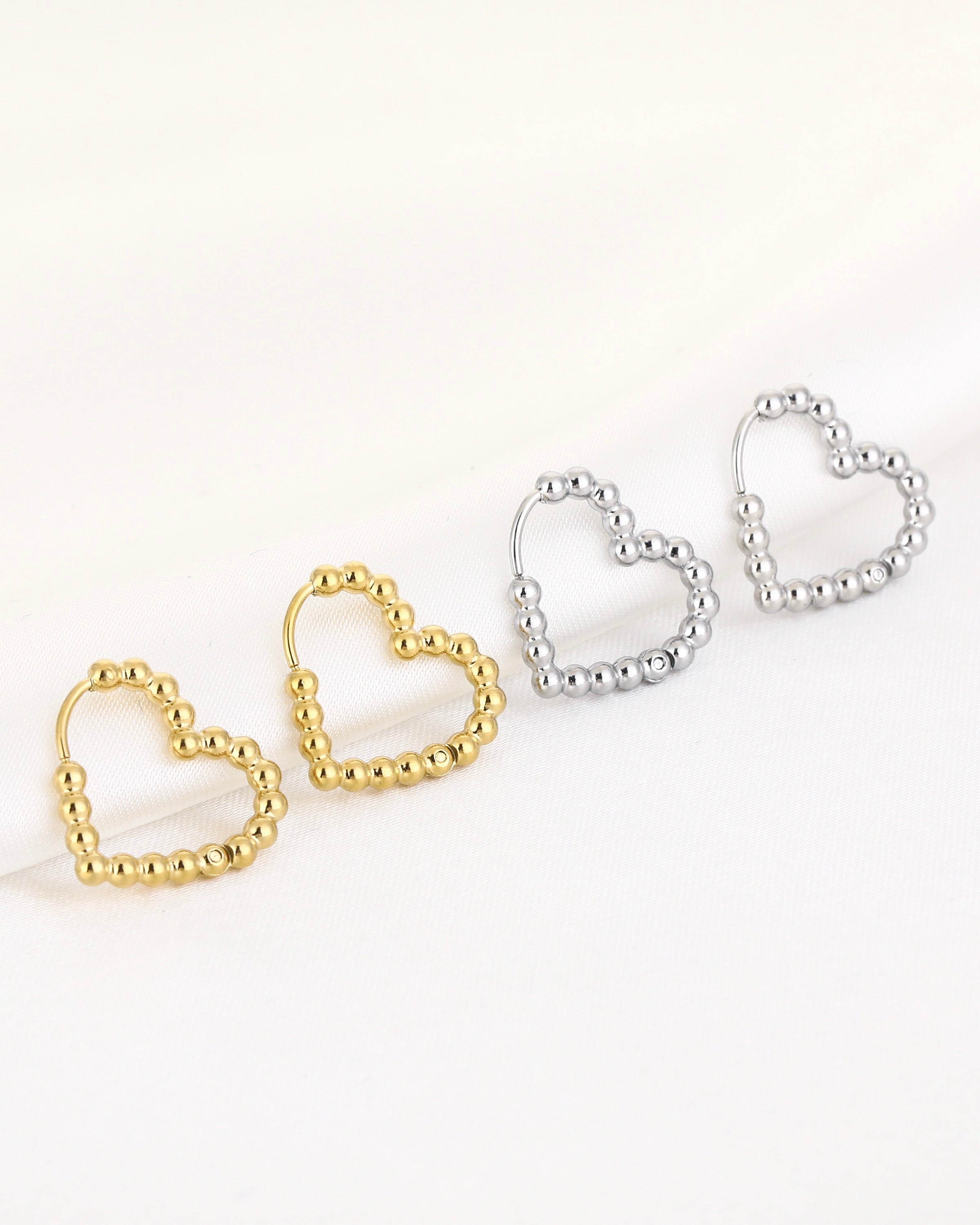 Bubbly Heart Oorbellen