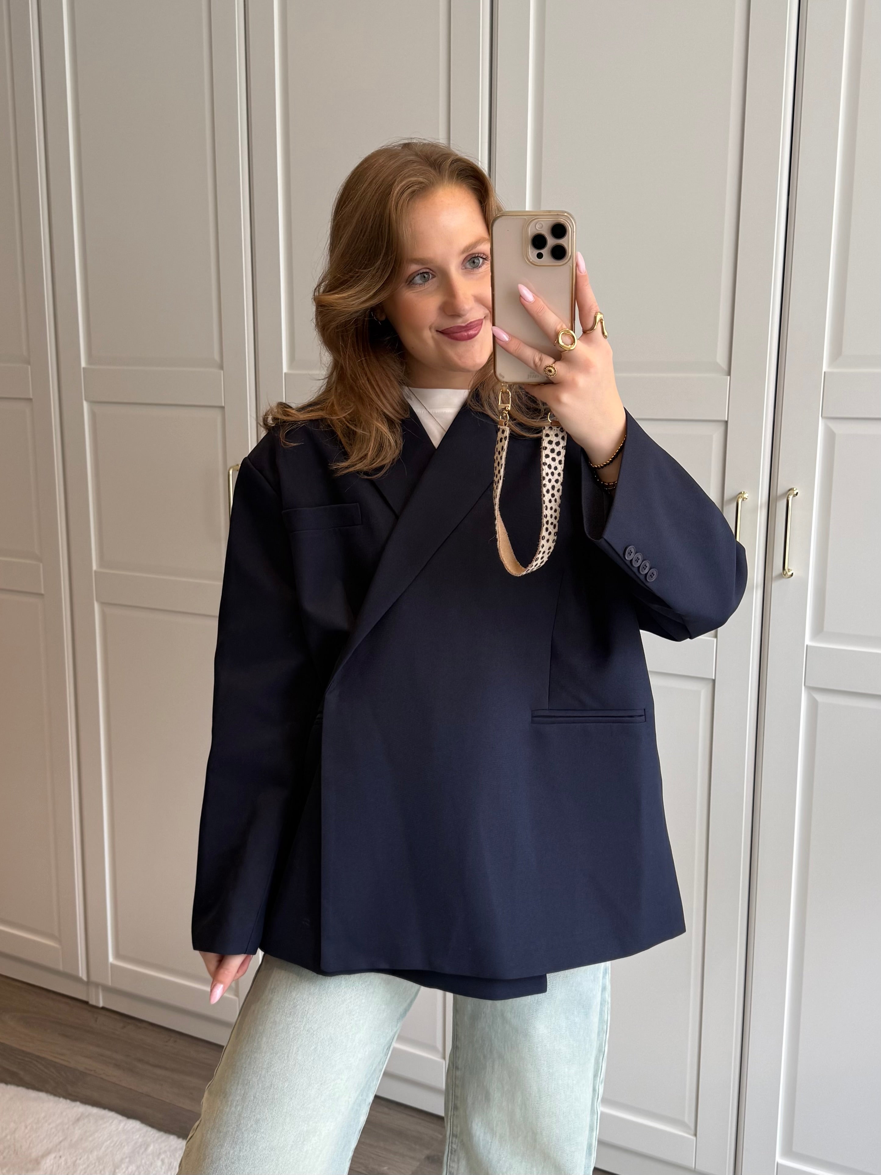 Boxy Blazer Jasmijn | Navy