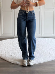 Tall Balloon Jeans 7443 | Blauw