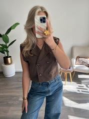 Trench Gilet Robin | Taupe
