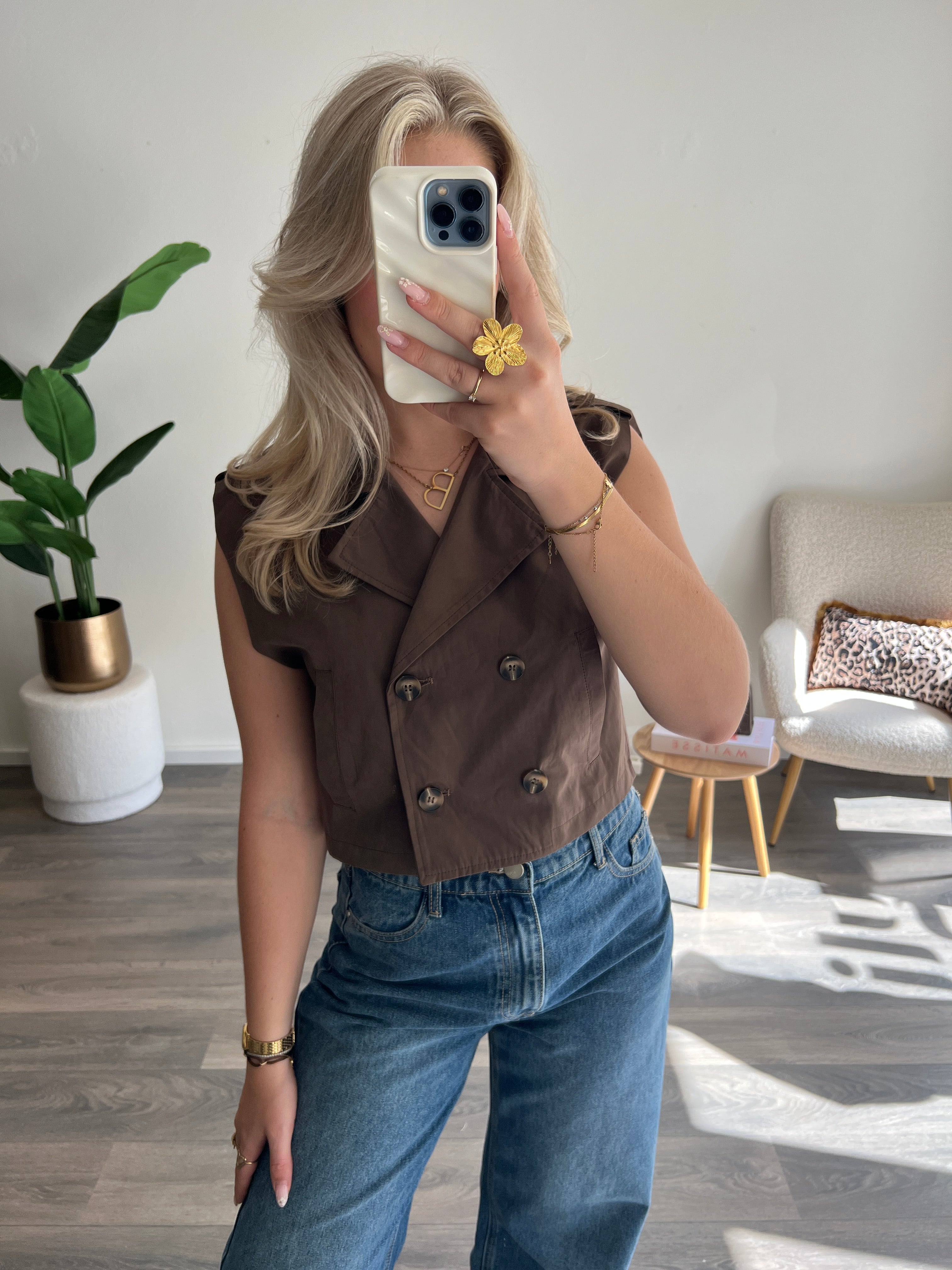 Trench Gilet Robin | Taupe