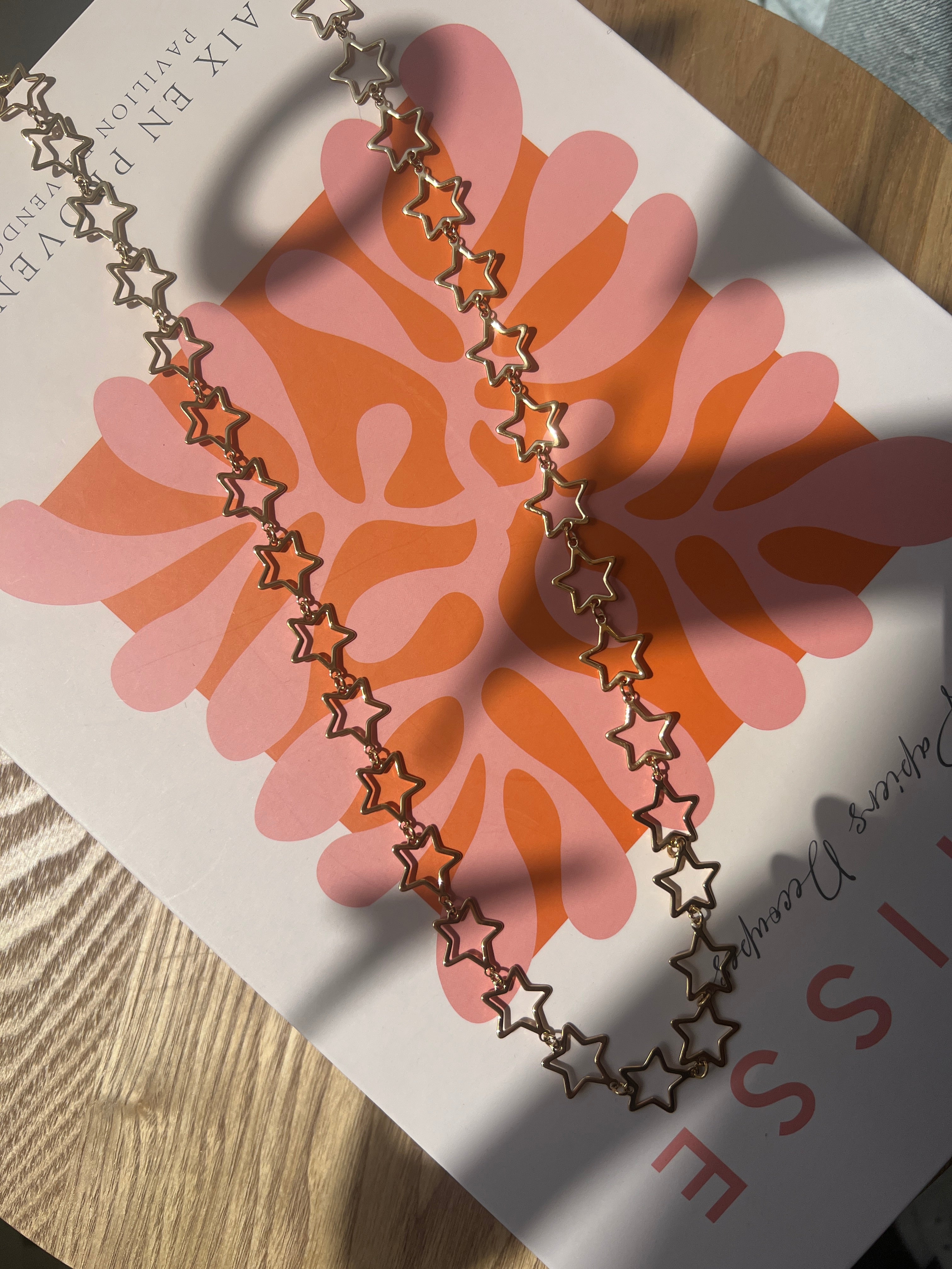 Star Ketting Lang | Goud