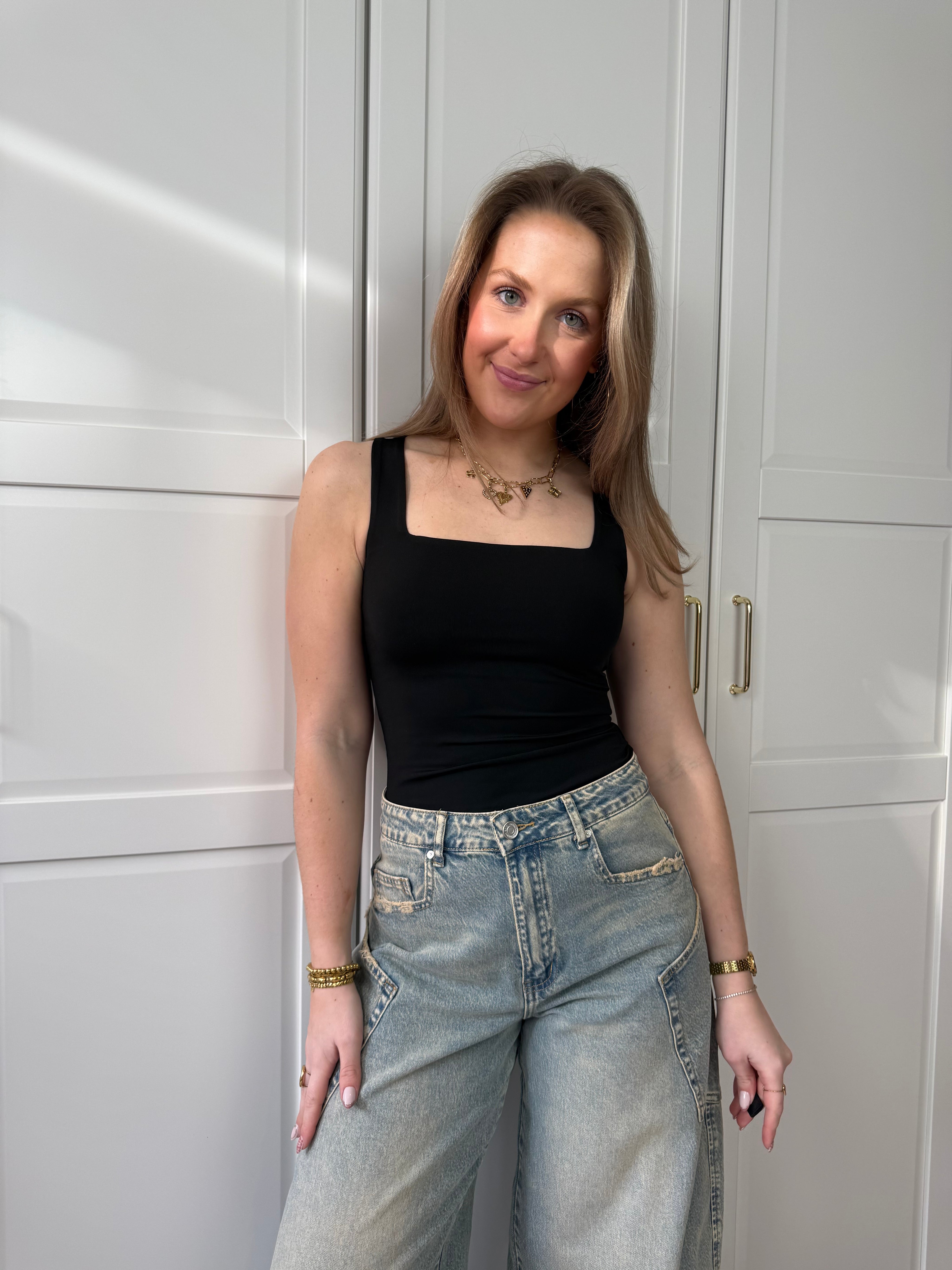 By Swan Top Emma | Zwart