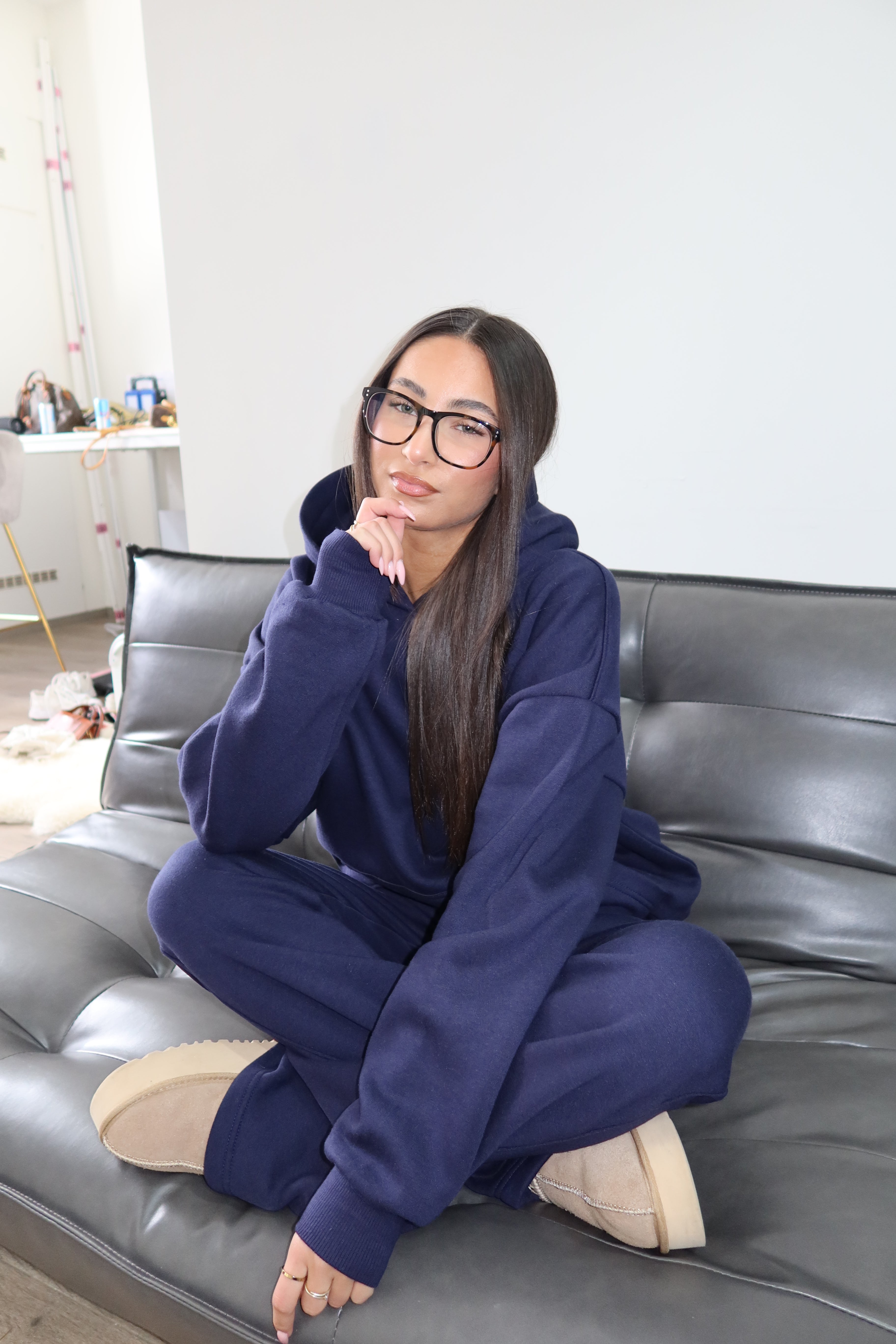 Priority Blanc Tracksuit | Navy