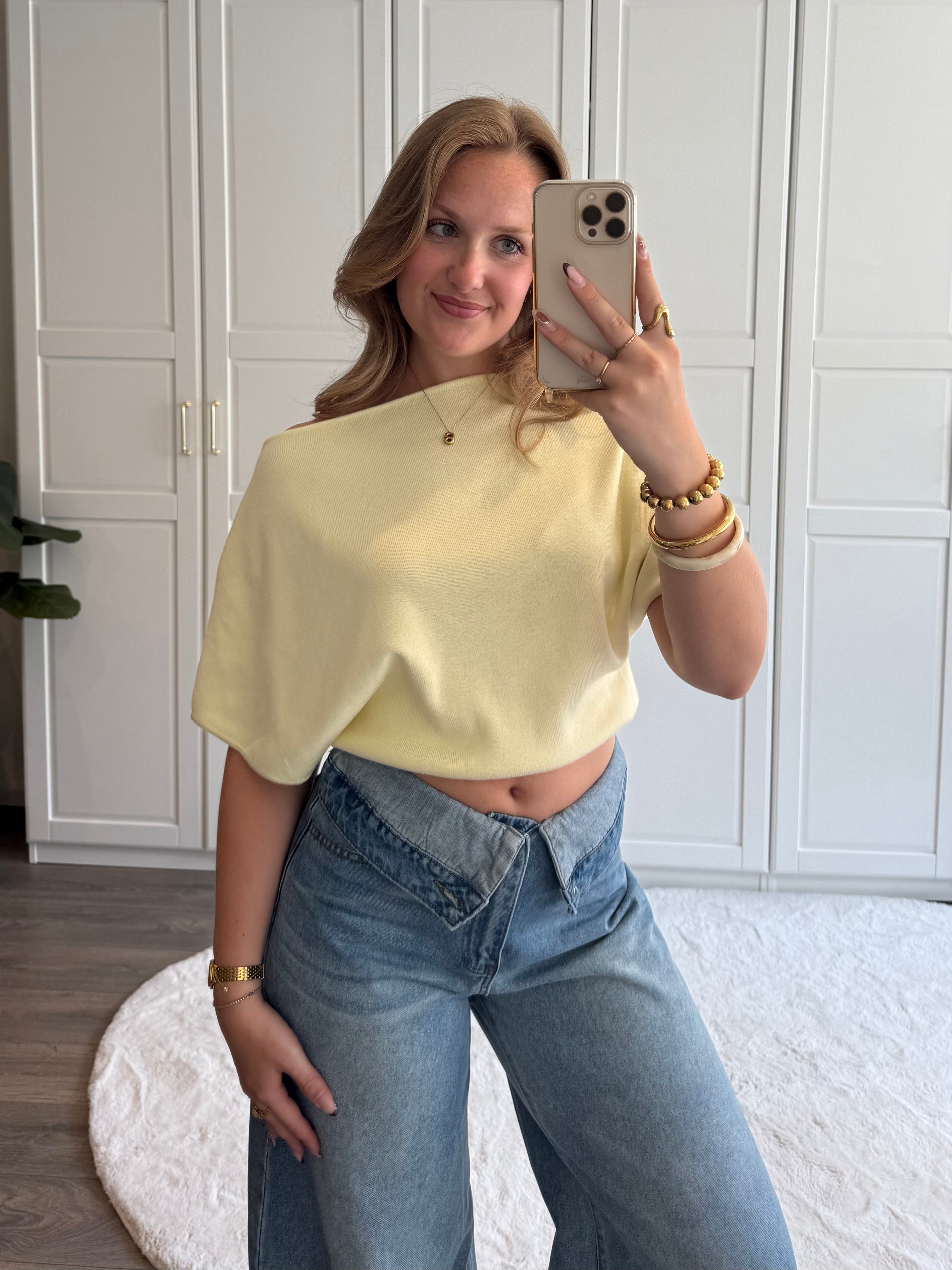 Top Leanne | Geel