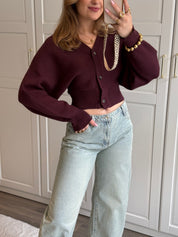 Vest Lize | Bordeaux