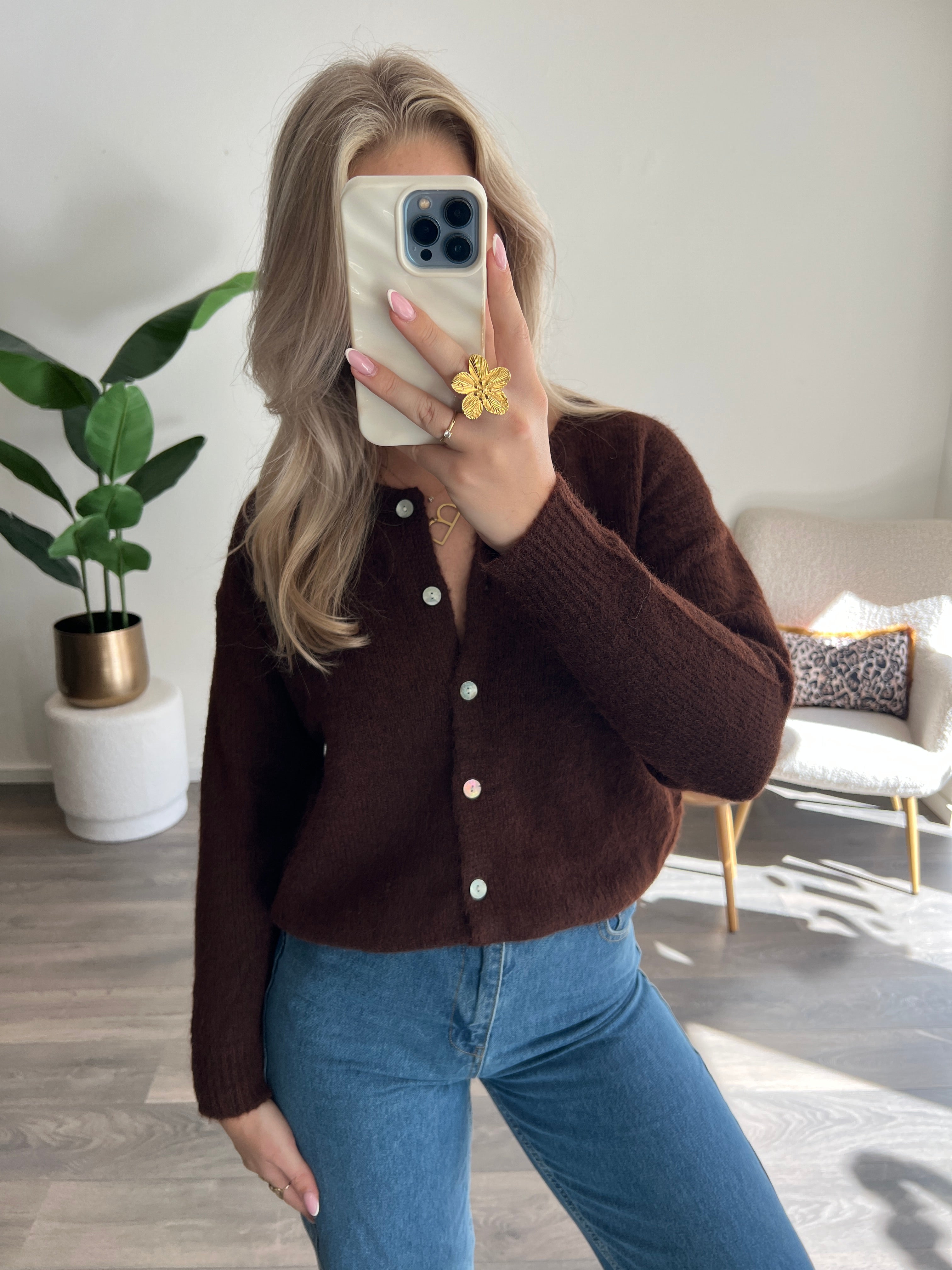 Vest Tessa | Choco