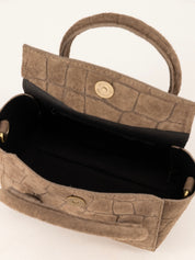 Tas Florence Croco | Taupe