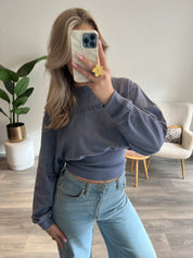 Redefined Fitted Sweater | Denim