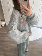 Trui Annabel Seam | Grijs