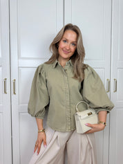 Denim Blouse Charlie | Army | PRE-ORDER