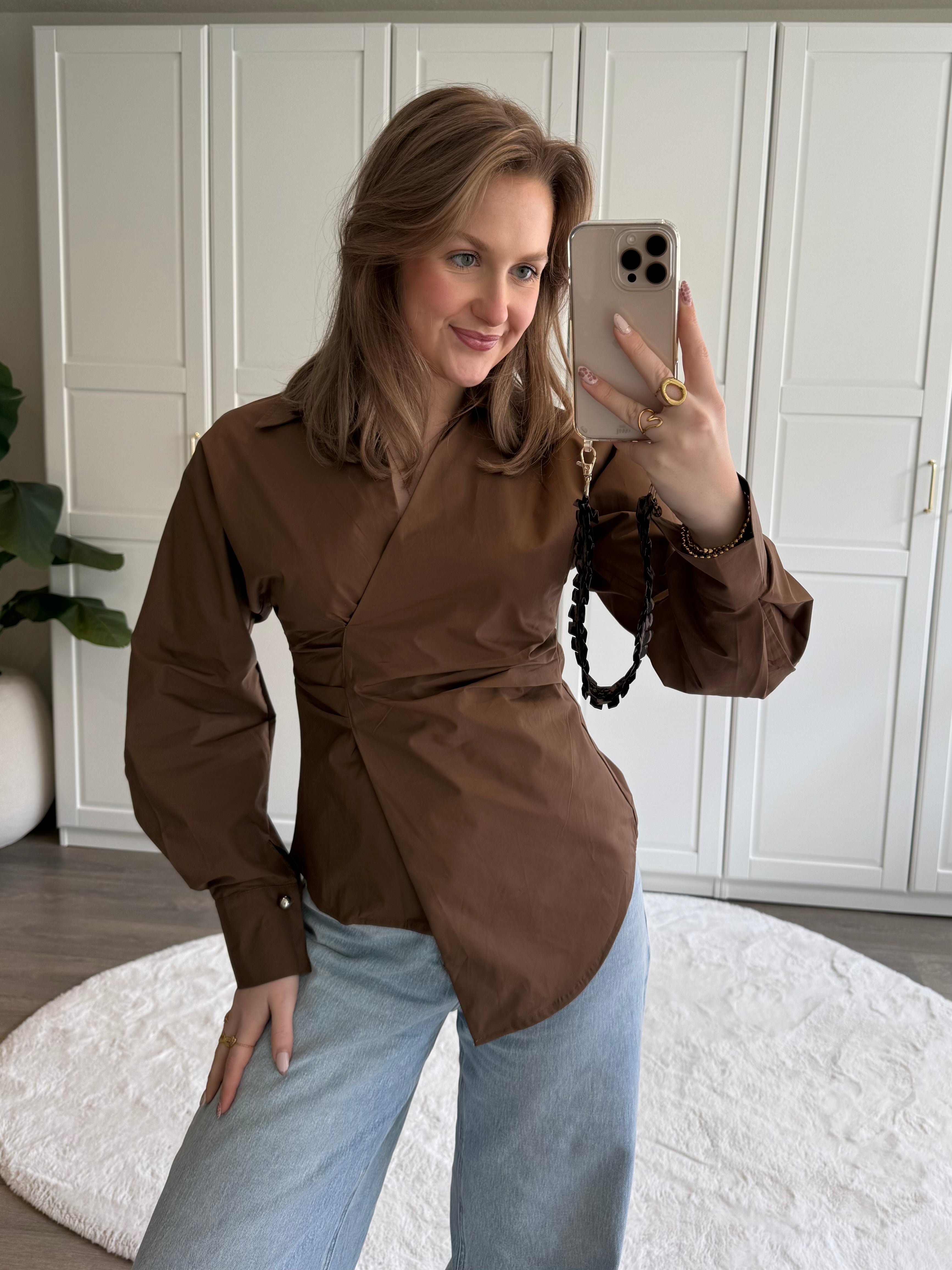 Tailored Blouse Zoë | Bruin