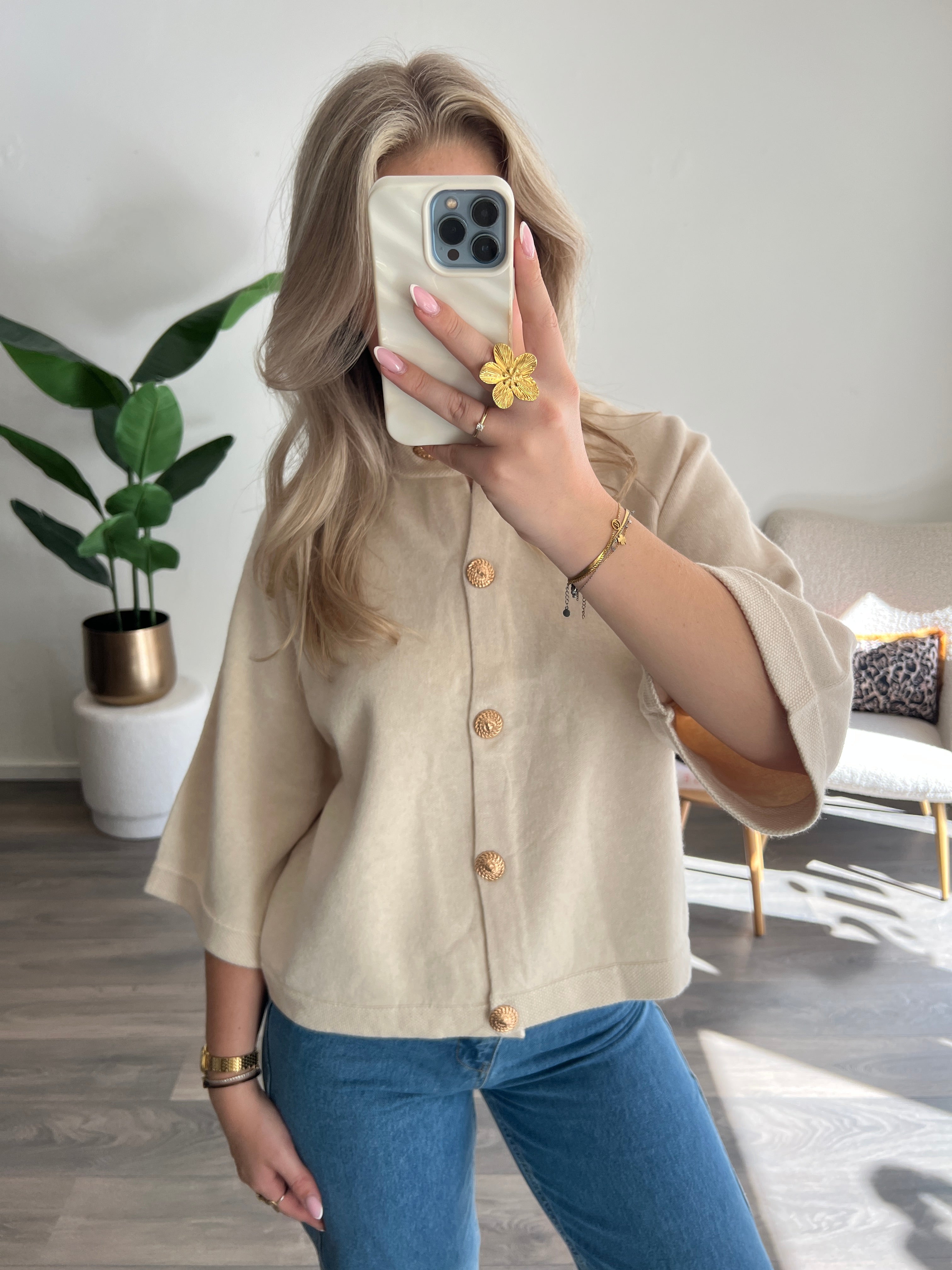 Vest Janine | Ecru