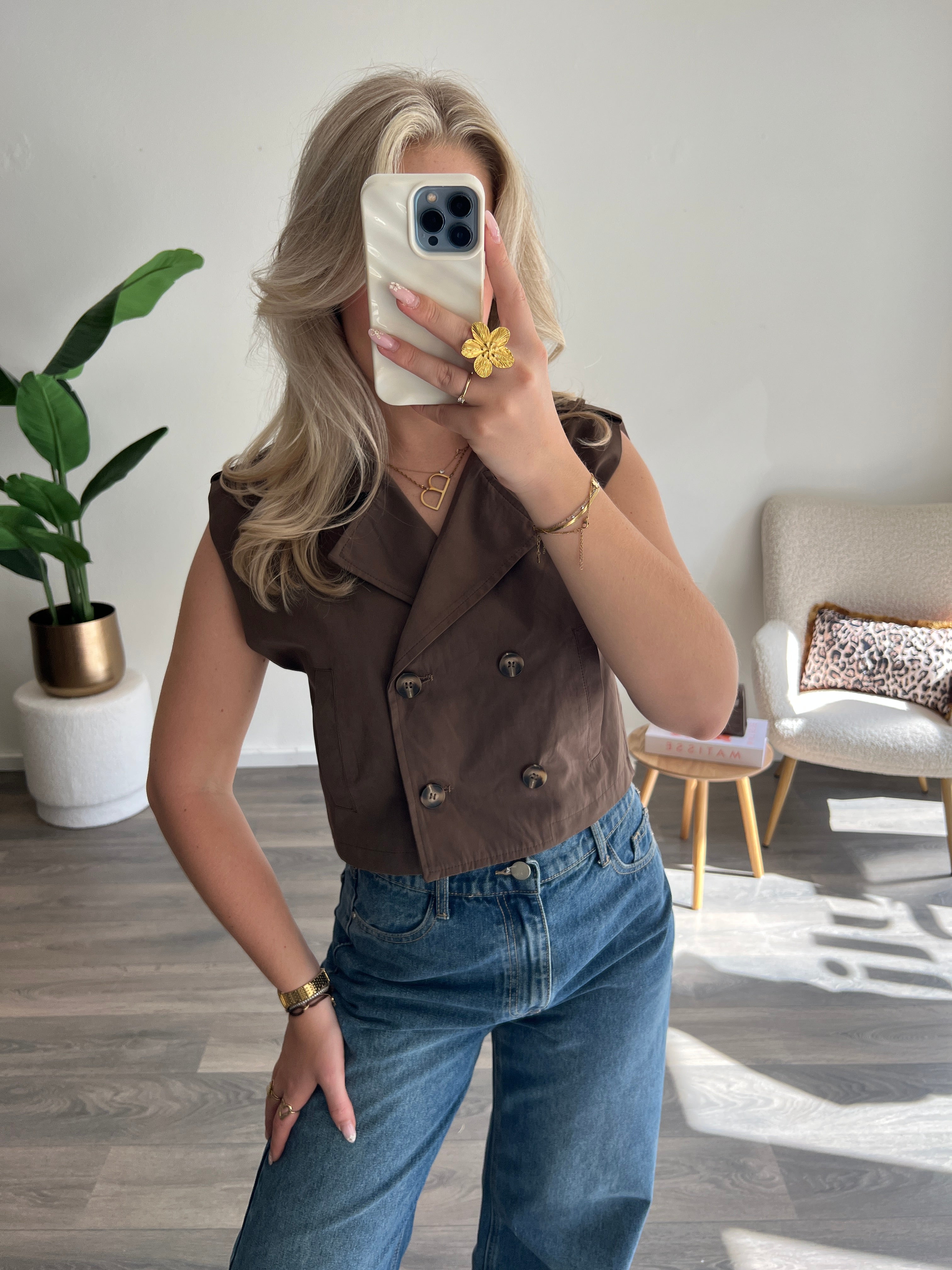 Trench Gilet Robin | Taupe