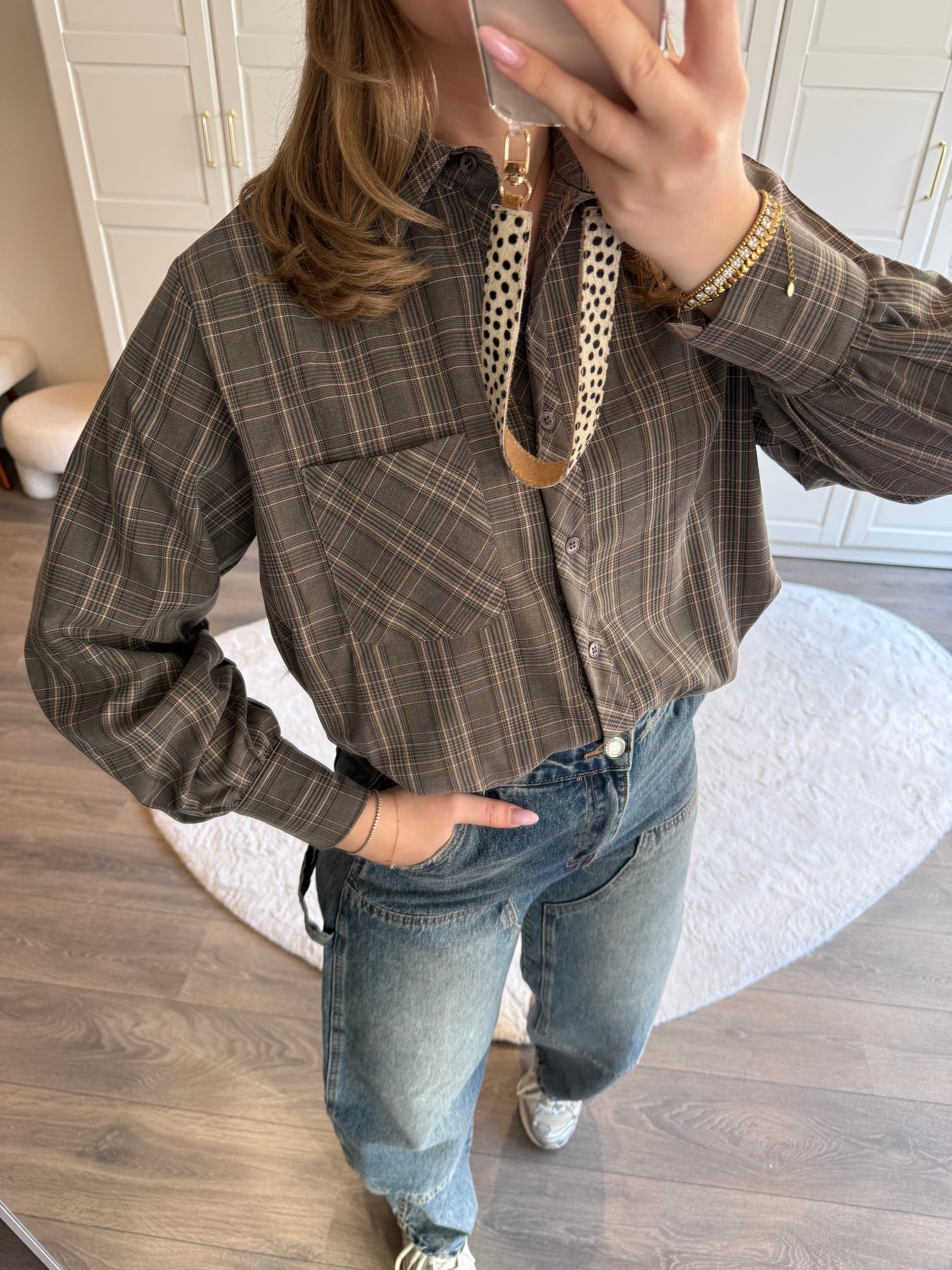 Blouse Isa | Greige