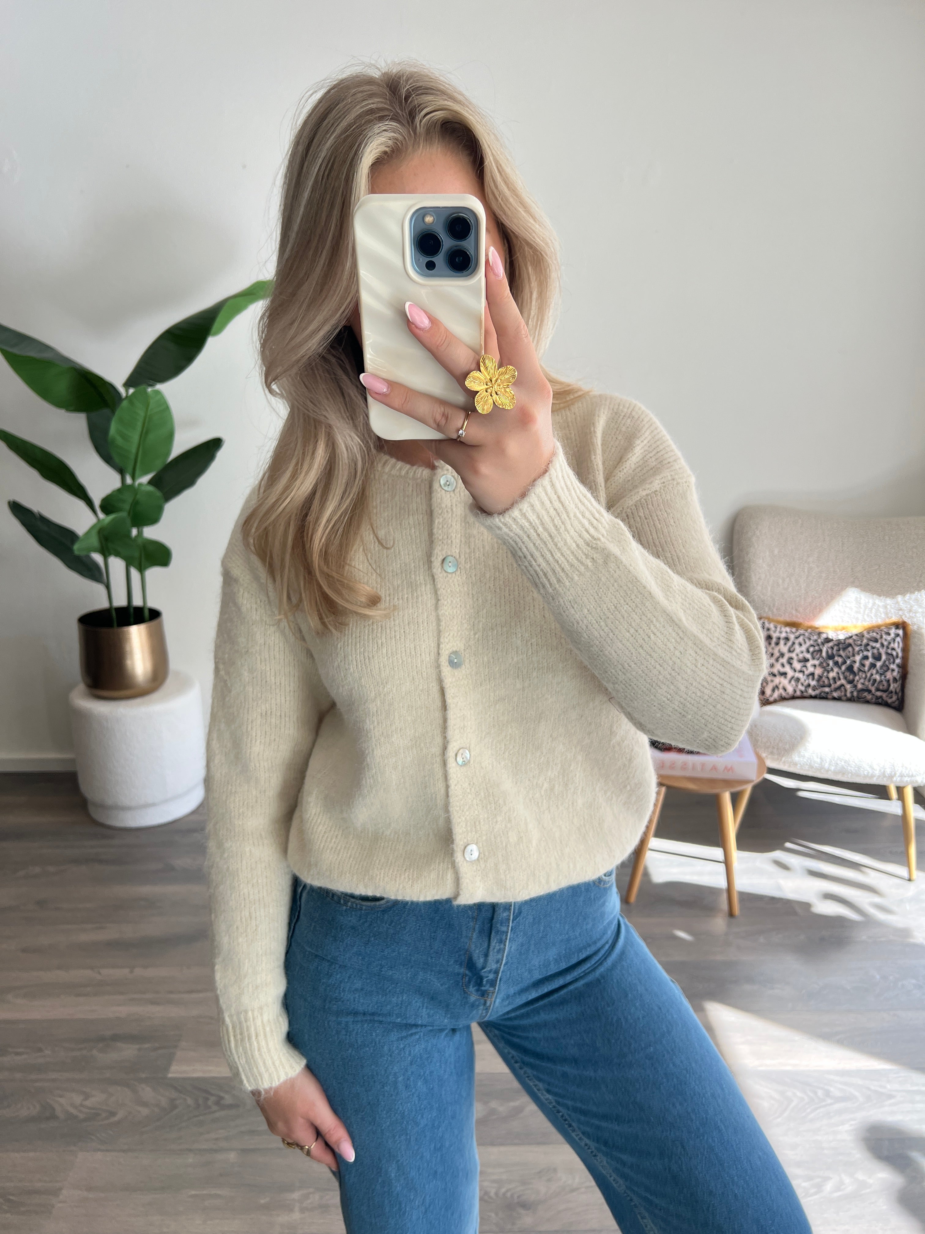 Vest Tessa | Ecru