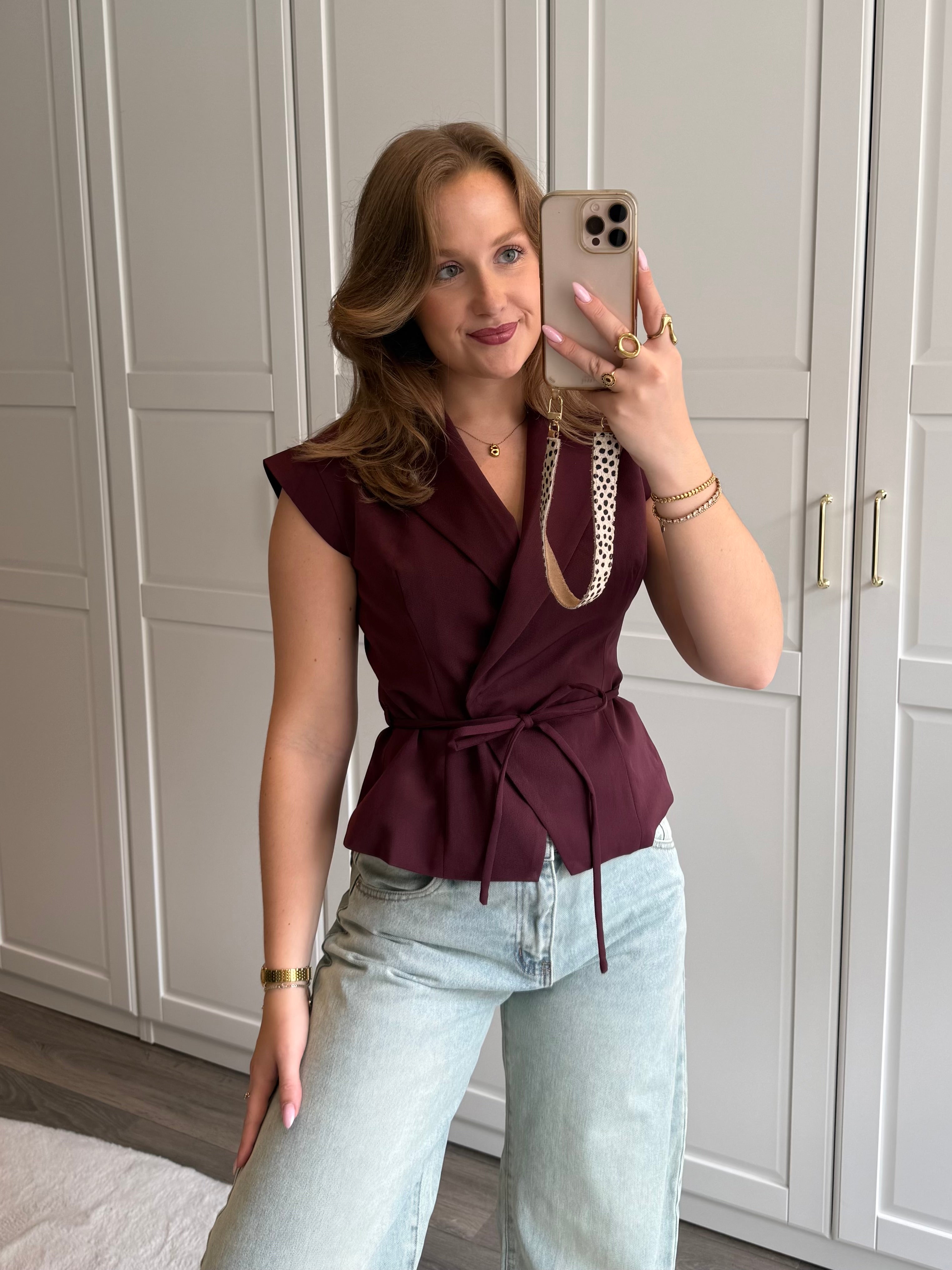 Gilet Elodie | Bordeaux