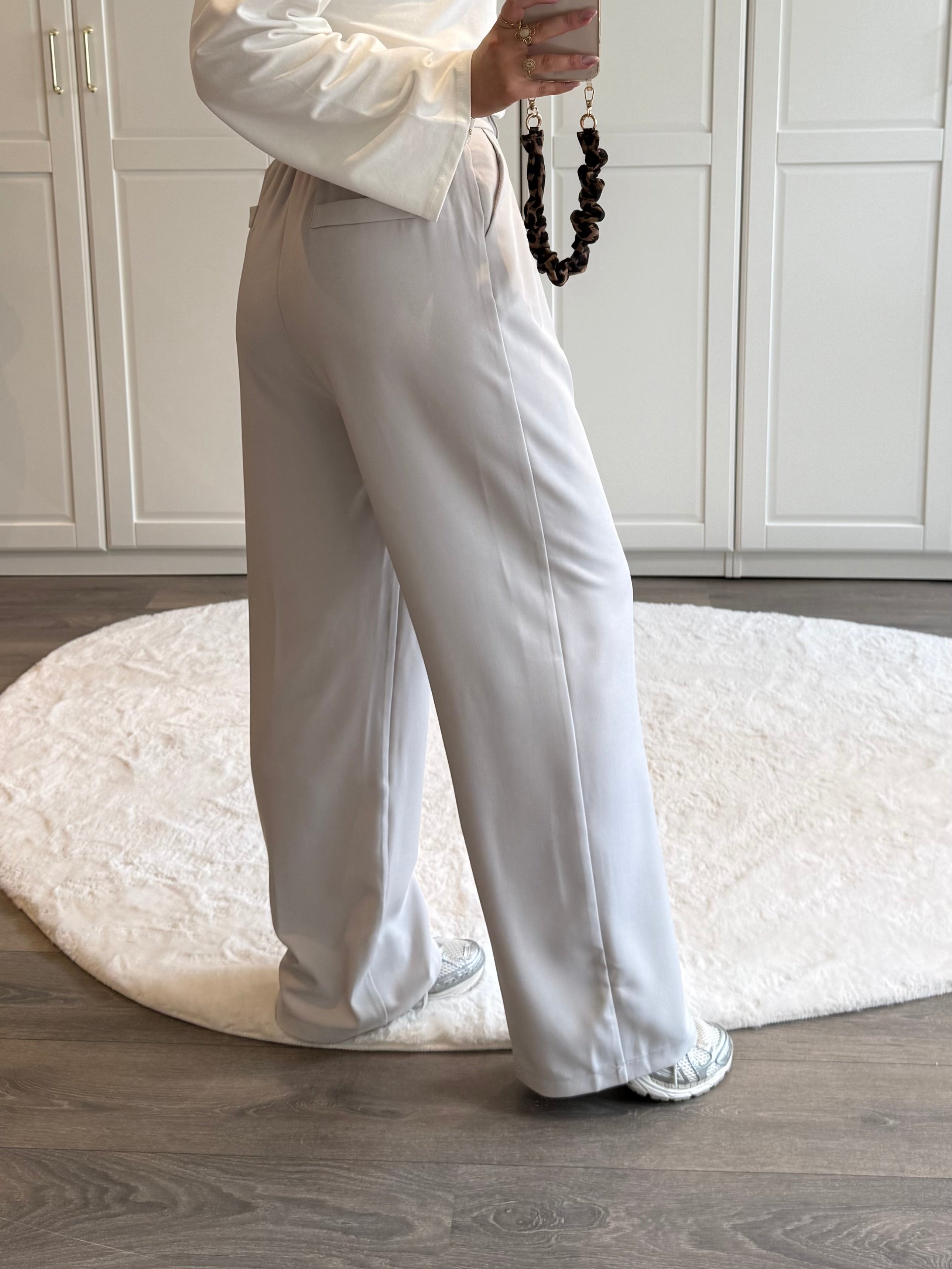 Pantalon Tess | Lichtgrijs