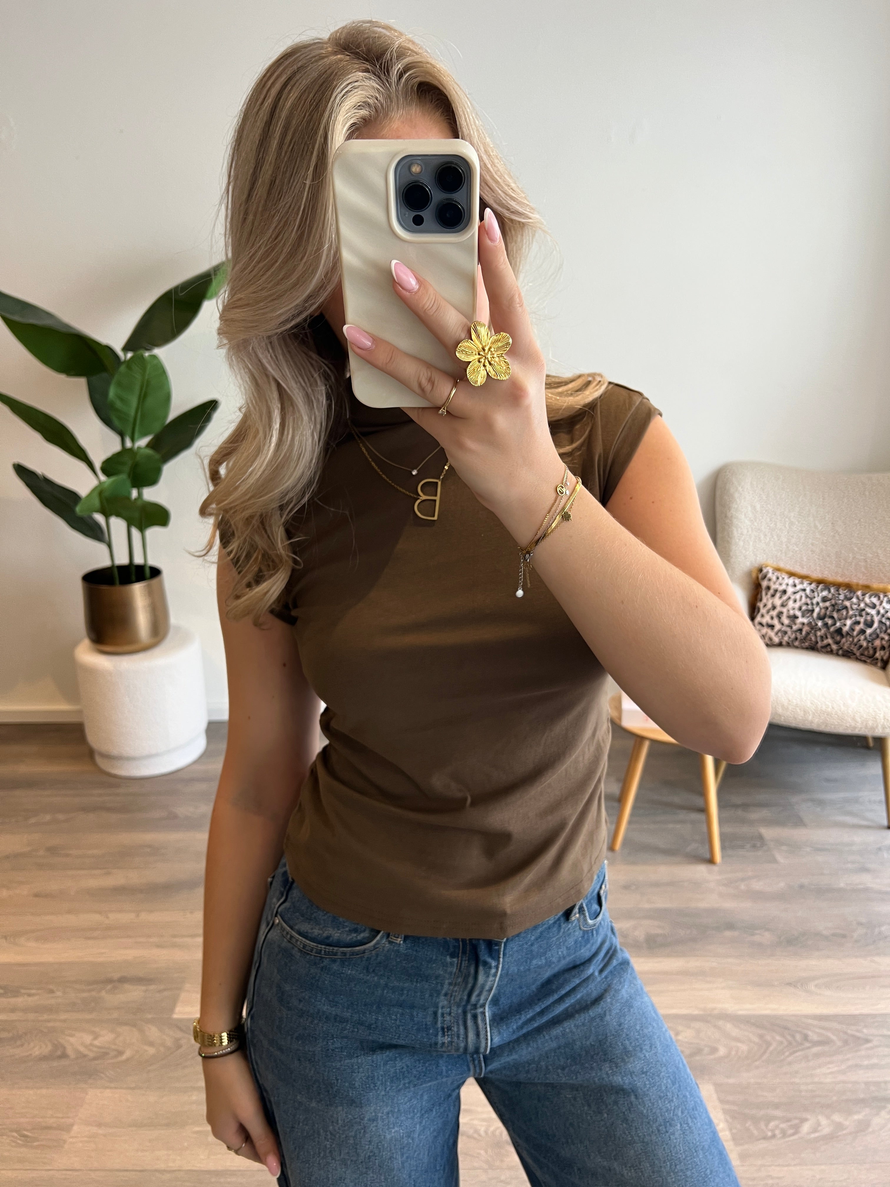 Top Misha | Taupe