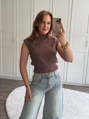 Top Evi | Taupe