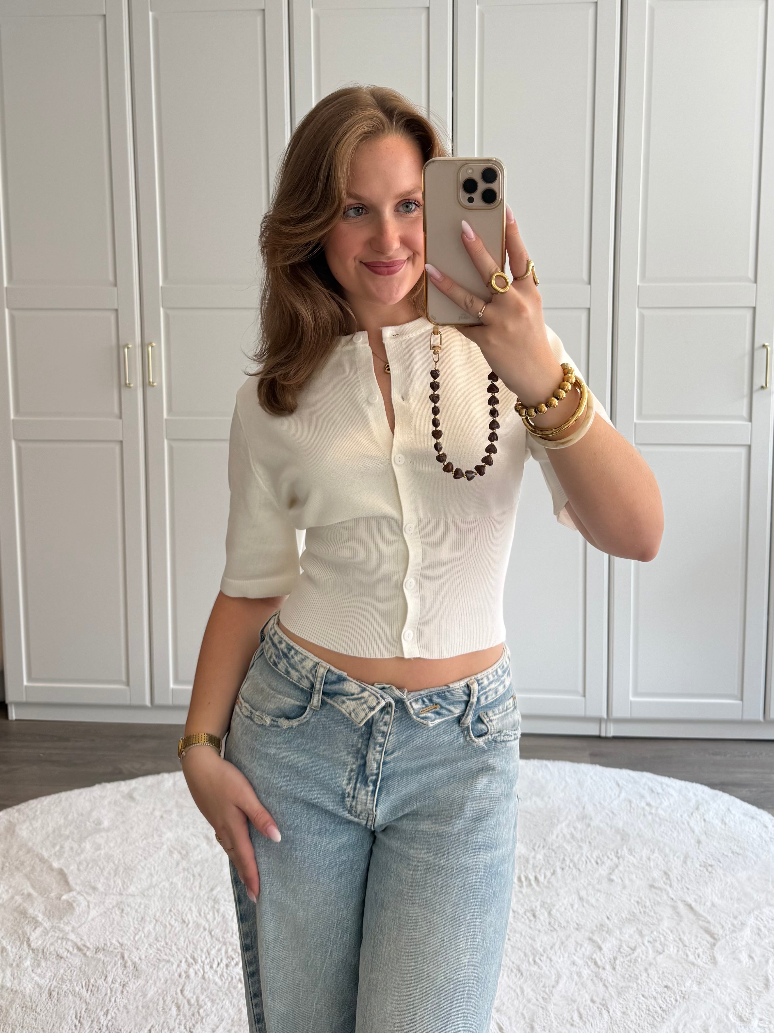 Vest Anniek | Creme