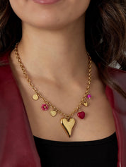 Ketting Love Charm | Goud