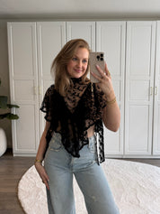 Top Rosa | Zwart