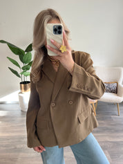 Boss Babe Blazer Lynn | Camel