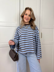 Longsleeve T-shirt Isabel | Blauw