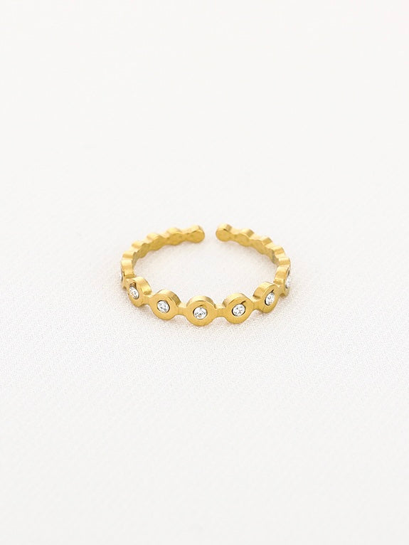 Zirkonia Classy Ring | Wit