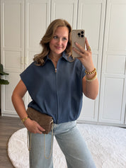 Gilet Alies | Denim