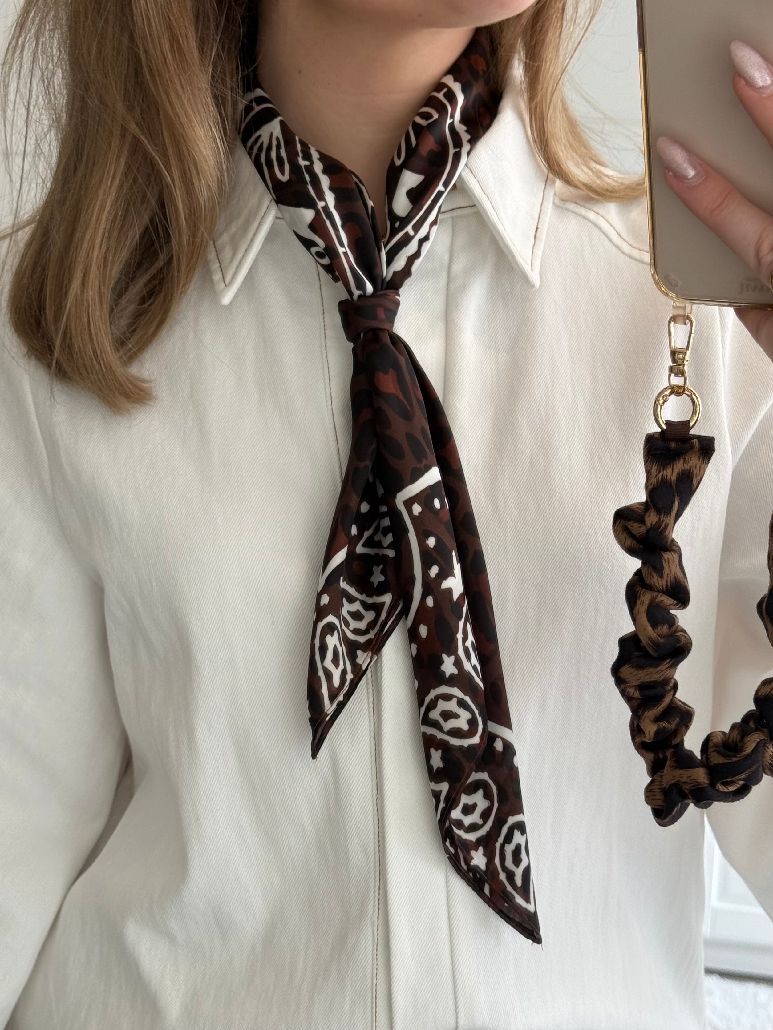 Sjaal Paisley | Leopard