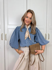 Denim Blouse Charlie | Blauw
