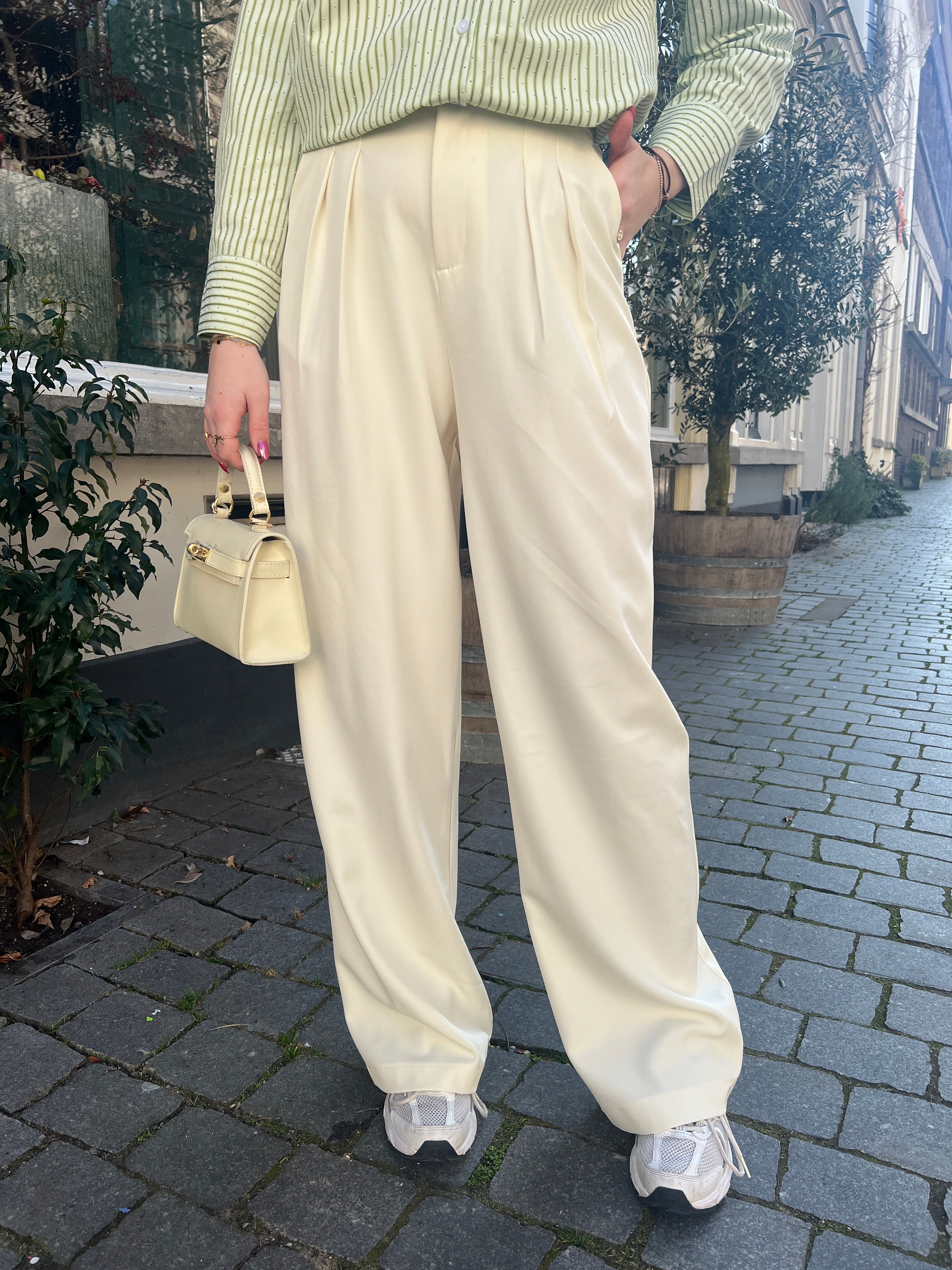 Pantalon Tess | Creme