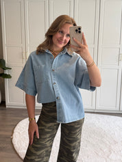 Denim Blouse Billy | Blauw