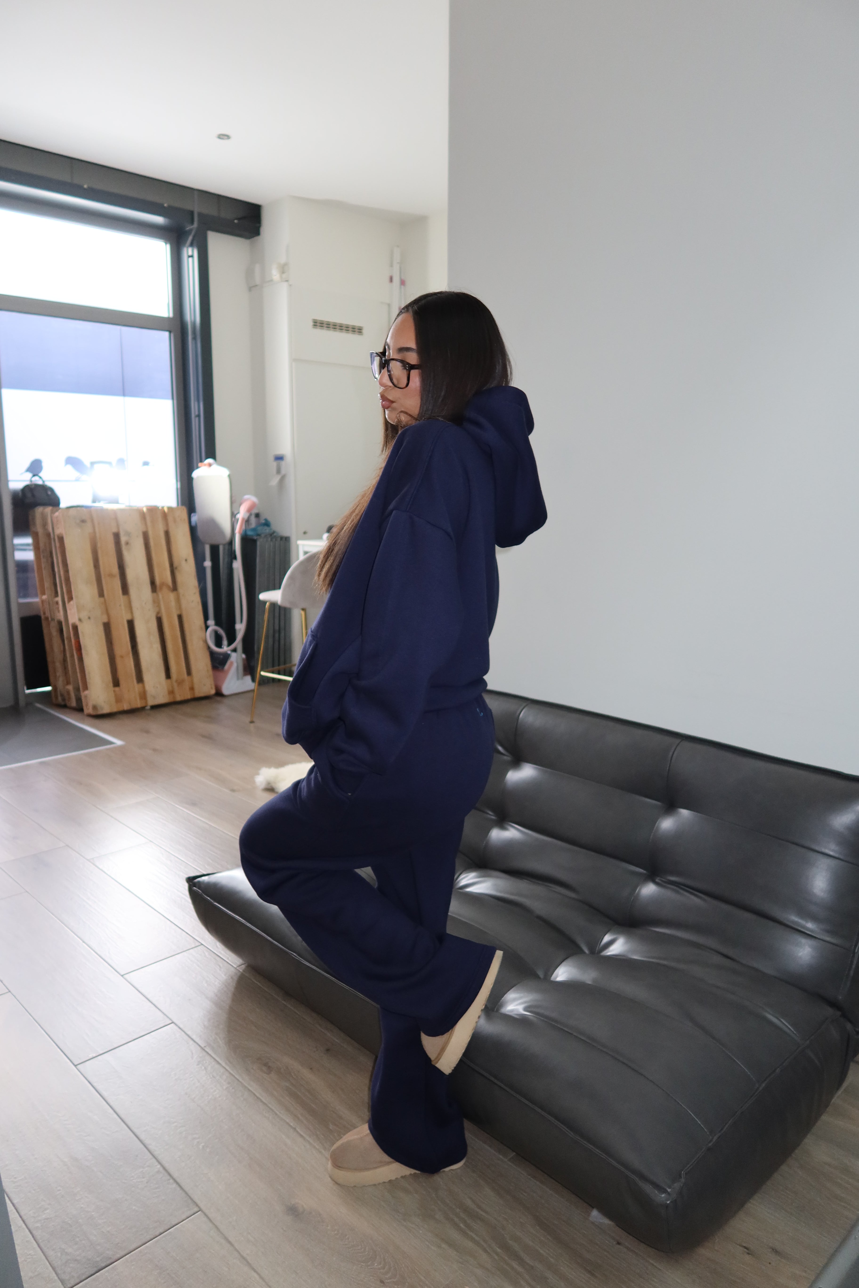 Priority Blanc Tracksuit | Navy